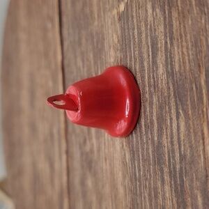 Working bell red‎ pendant